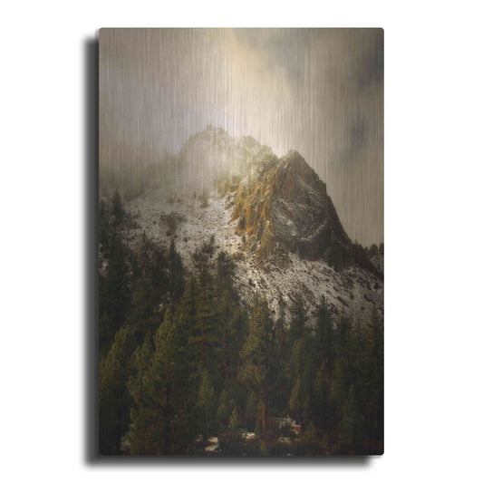 Luxe Metal Art 'Majestic Peak' by Natalie Mikaels, Metal Wall Art