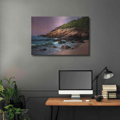 Luxe Metal Art 'Acadia Magic' by Natalie Mikaels, Metal Wall Art,36x24