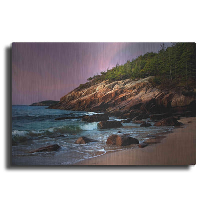 Luxe Metal Art 'Acadia Magic' by Natalie Mikaels, Metal Wall Art