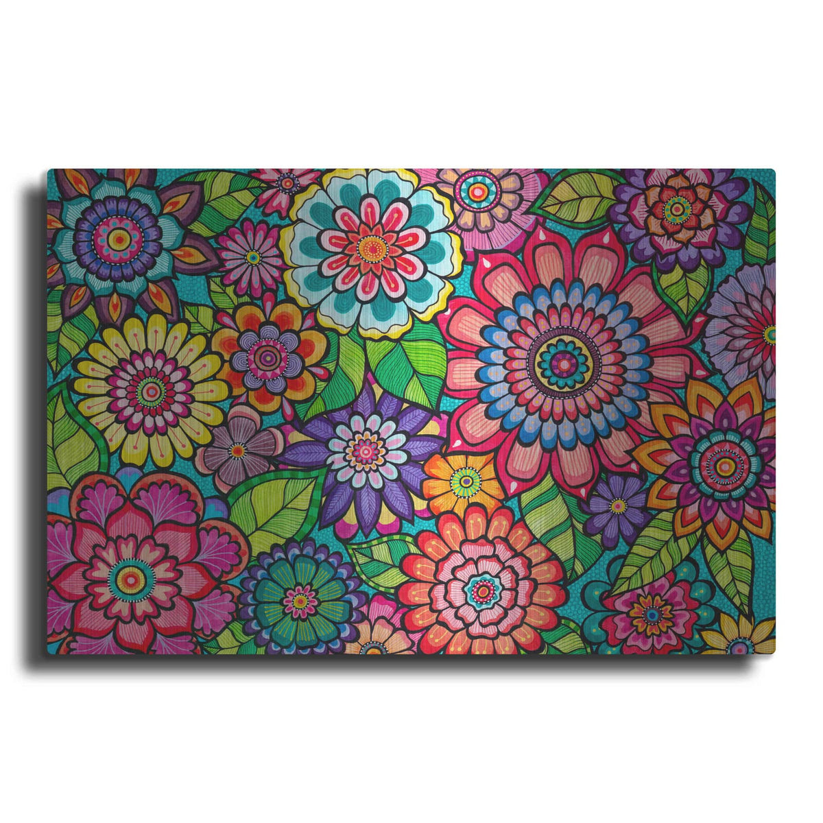 'Blooming Blooms' by Hello Angel – Metal Wall Art