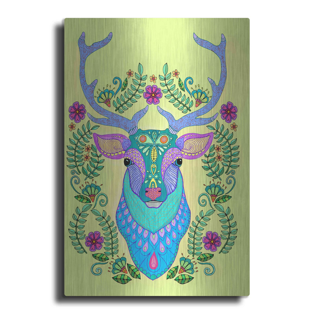 'Animals 19 color' by Hello Angel – Metal Wall Art