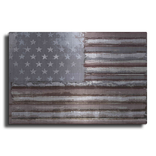Luxe Metal Art 'Rusty Flag' by Karen Smith, Metal Wall Art