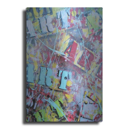 Luxe Metal Art 'Art as Brushstrokes' by David Drioton, Metal Wall Art