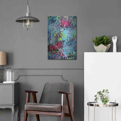 Luxe Metal Art 'Breakfast at Tiffany's' by David Drioton, Metal Wall Art,16x24