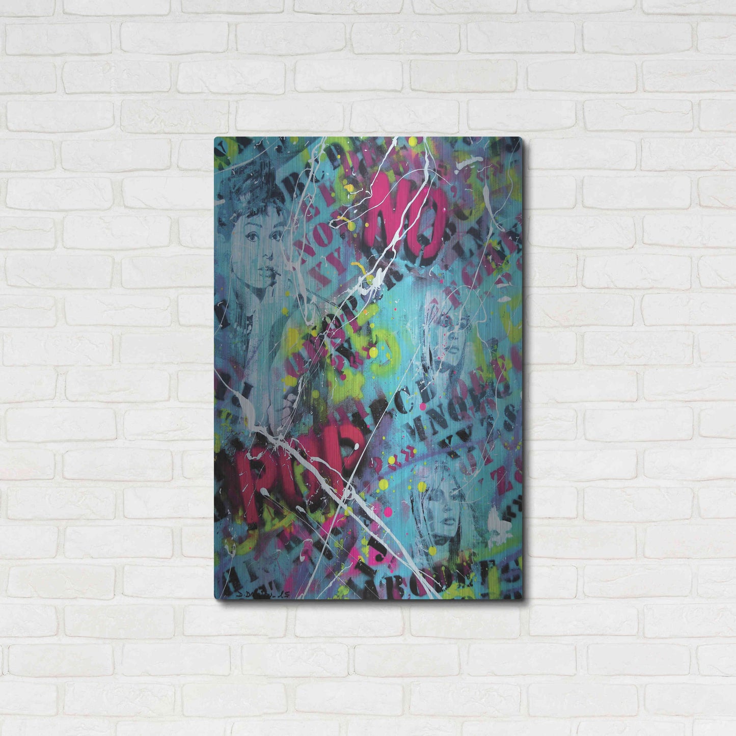 Luxe Metal Art 'Breakfast at Tiffany's' by David Drioton, Metal Wall Art,24x36