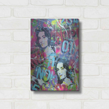 Luxe Metal Art 'Deep Eyes' by David Drioton, Metal Wall Art,12x16