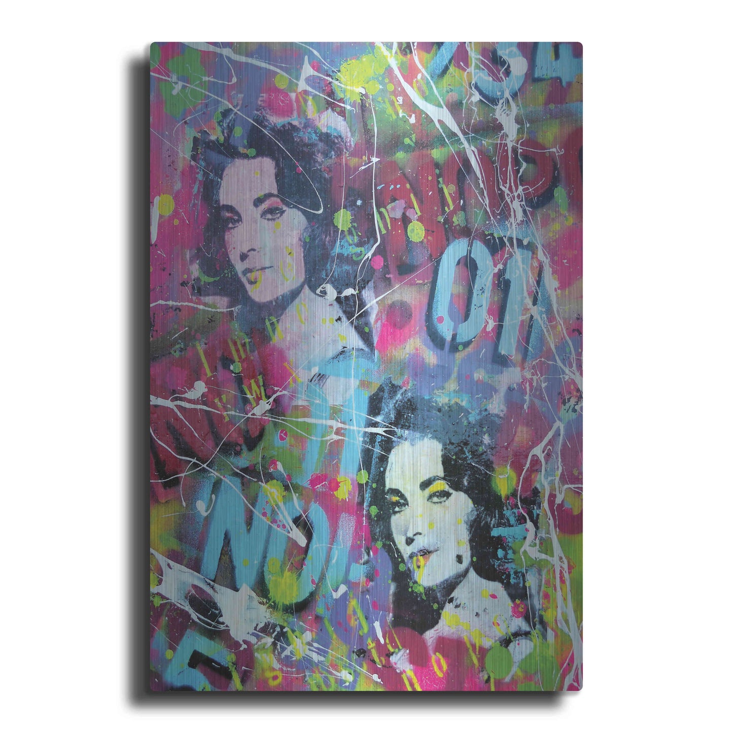 Luxe Metal Art 'Deep Eyes' by David Drioton, Metal Wall Art