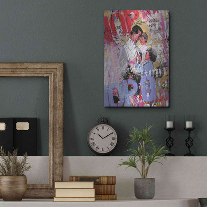 Luxe Metal Art 'Family' by David Drioton, Metal Wall Art,12x16