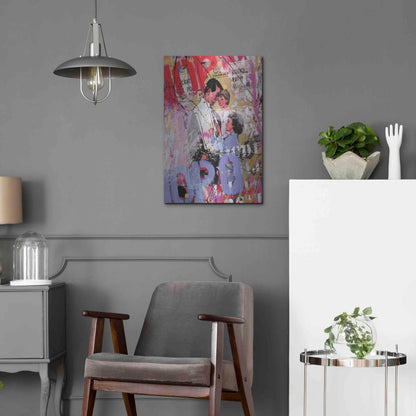 Luxe Metal Art 'Family' by David Drioton, Metal Wall Art,16x24