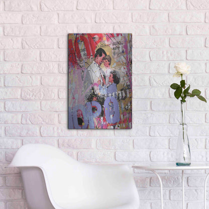 Luxe Metal Art 'Family' by David Drioton, Metal Wall Art,16x24