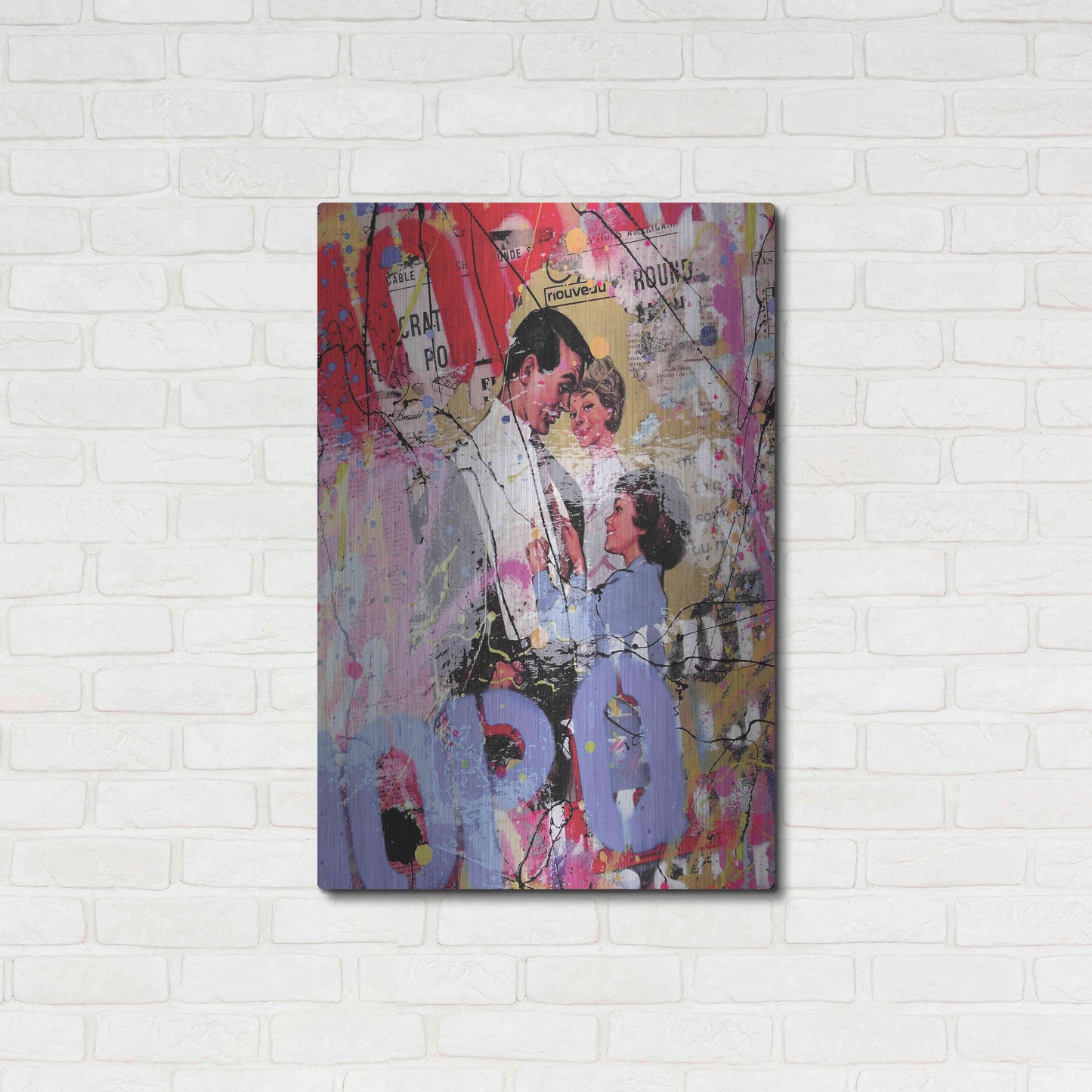 Luxe Metal Art 'Family' by David Drioton, Metal Wall Art,24x36