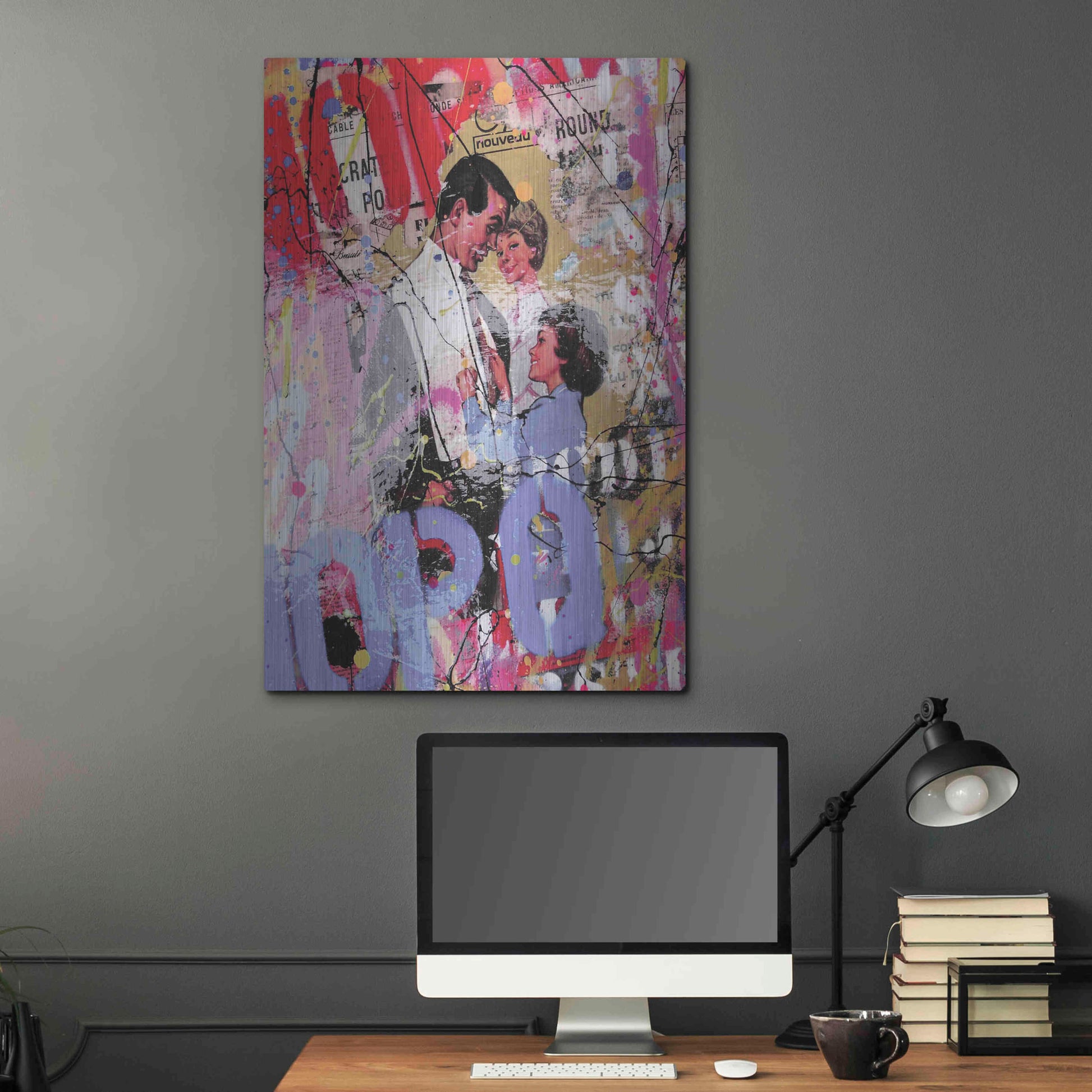 Luxe Metal Art 'Family' by David Drioton, Metal Wall Art,24x36