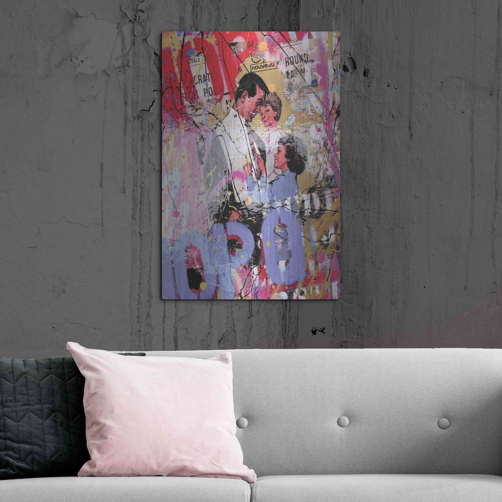 Luxe Metal Art 'Family' by David Drioton, Metal Wall Art,24x36