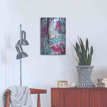 Luxe Metal Art 'Get Homme' by David Drioton, Metal Wall Art,16x24