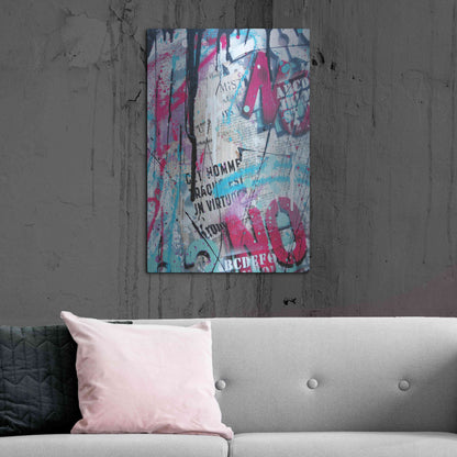 Luxe Metal Art 'Get Homme' by David Drioton, Metal Wall Art,24x36