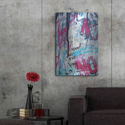 Luxe Metal Art 'Get Homme' by David Drioton, Metal Wall Art,24x36