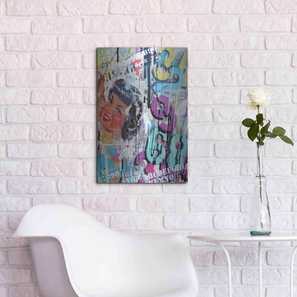 Luxe Metal Art 'Good Bye Kiss' by David Drioton, Metal Wall Art,16x24