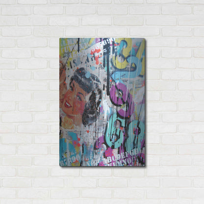 Luxe Metal Art 'Good Bye Kiss' by David Drioton, Metal Wall Art,24x36