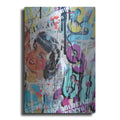 Luxe Metal Art 'Good Bye Kiss' by David Drioton, Metal Wall Art