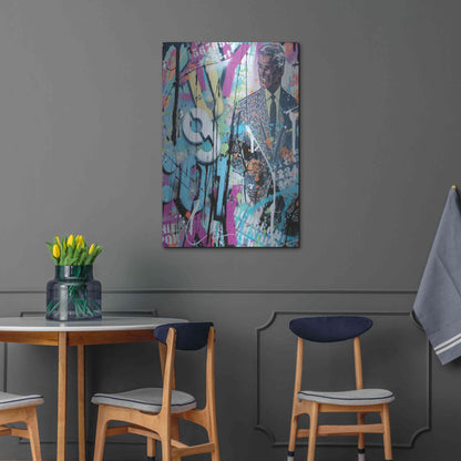 Luxe Metal Art 'Graffiti comics' by David Drioton, Metal Wall Art,24x36