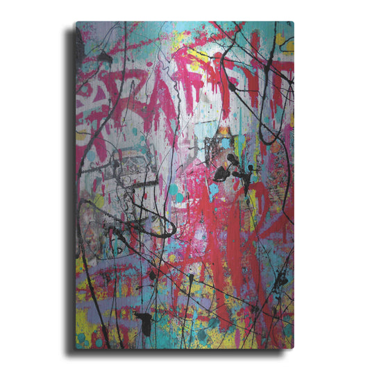 Luxe Metal Art 'Graffiti' by David Drioton, Metal Wall Art