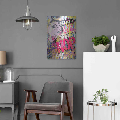 Luxe Metal Art 'HEROS' by David Drioton, Metal Wall Art,16x24