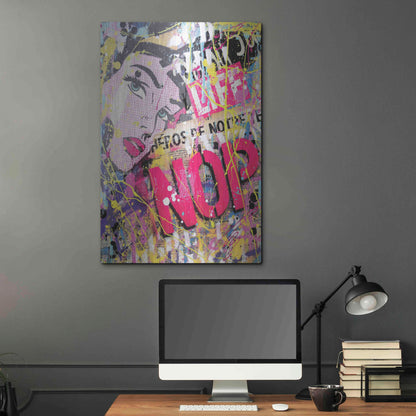 Luxe Metal Art 'HEROS' by David Drioton, Metal Wall Art,24x36