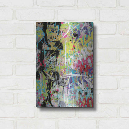 Luxe Metal Art 'Him' by David Drioton, Metal Wall Art,12x16