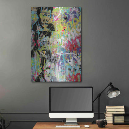 Luxe Metal Art 'Him' by David Drioton, Metal Wall Art,24x36