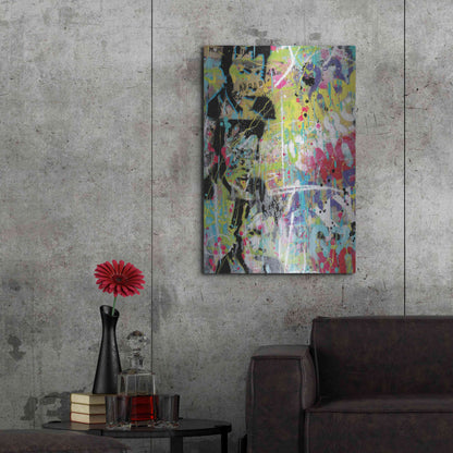 Luxe Metal Art 'Him' by David Drioton, Metal Wall Art,24x36