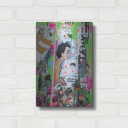 Luxe Metal Art 'Loving Mom' by David Drioton, Metal Wall Art,12x16