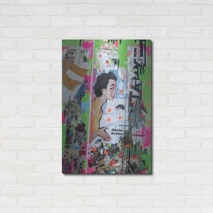 Luxe Metal Art 'Loving Mom' by David Drioton, Metal Wall Art,24x36