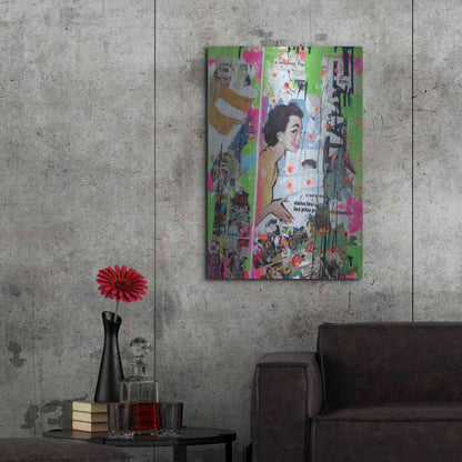 Luxe Metal Art 'Loving Mom' by David Drioton, Metal Wall Art,24x36