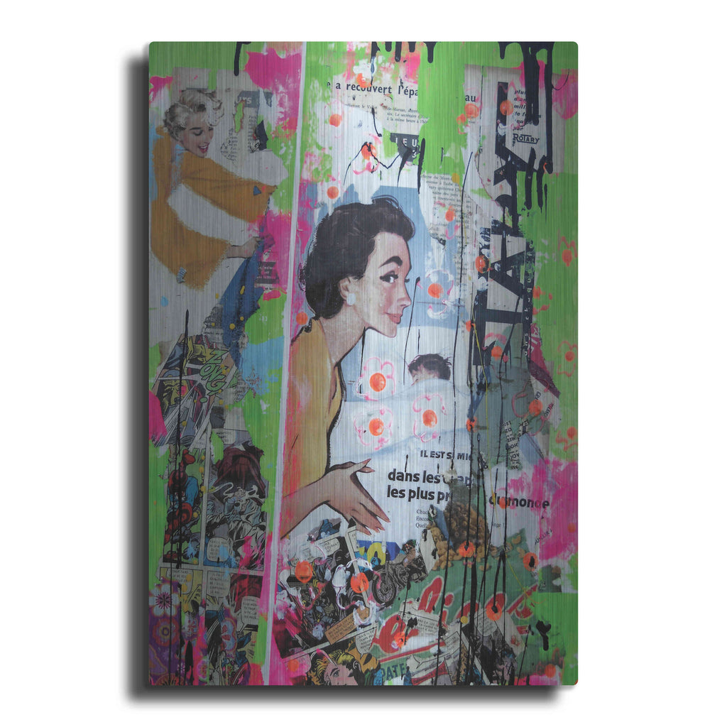 Luxe Metal Art 'Loving Mom' by David Drioton, Metal Wall Art