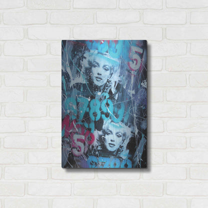 Luxe Metal Art 'Monroe Street 2' by David Drioton, Metal Wall Art,16x24