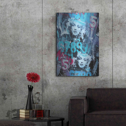 Luxe Metal Art 'Monroe Street 2' by David Drioton, Metal Wall Art,24x36