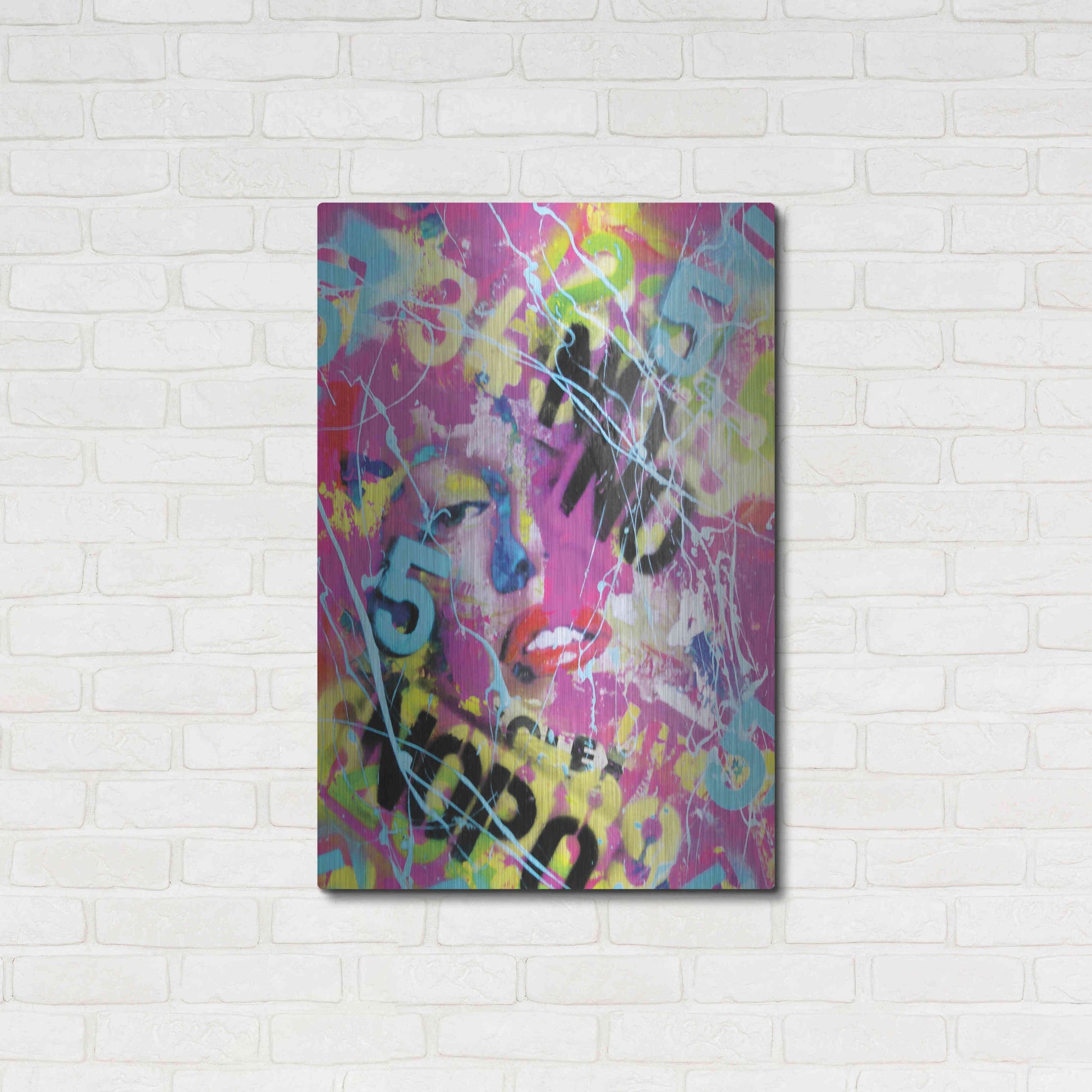 Luxe Metal Art 'Monroe Street 3' by David Drioton, Metal Wall Art,24x36