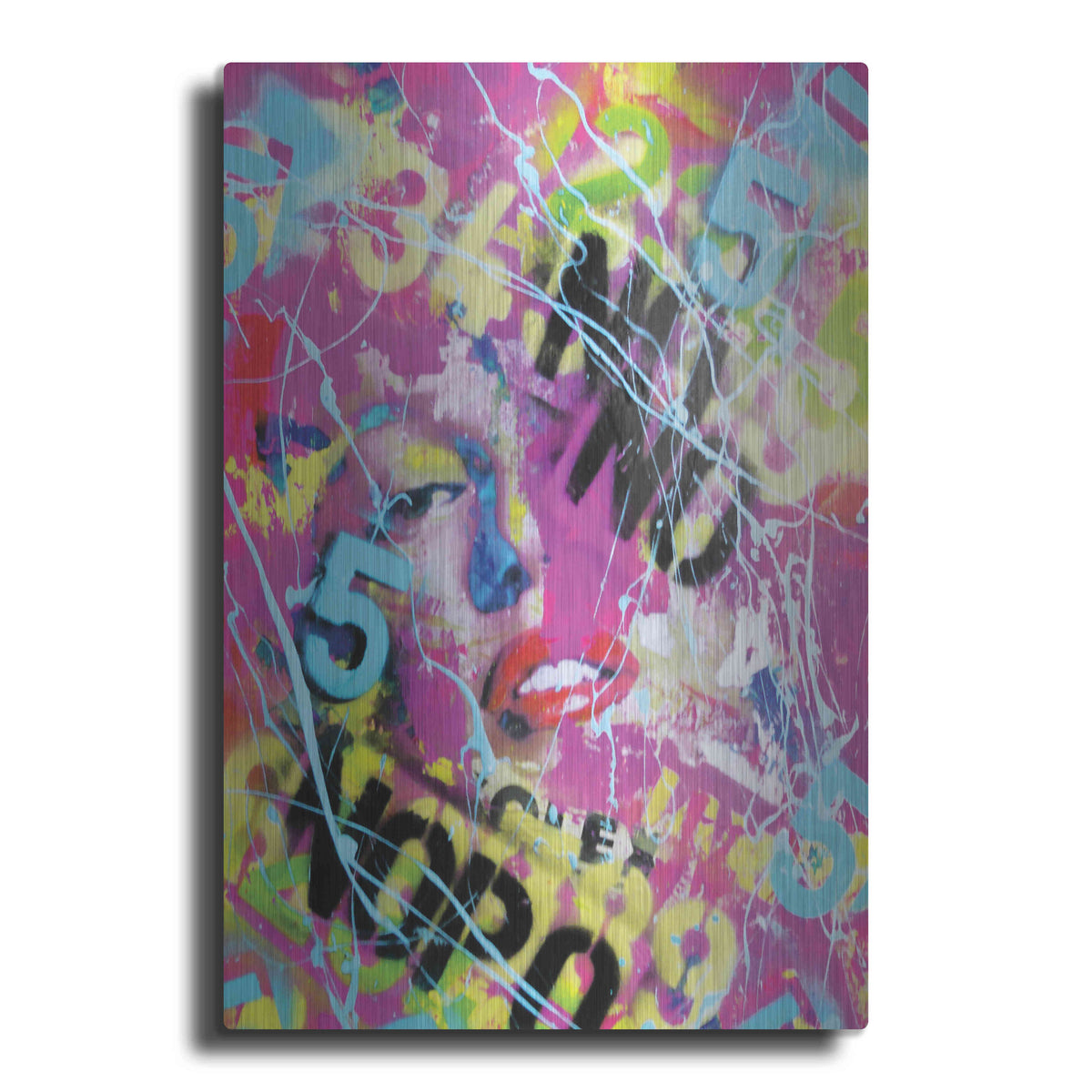 Luxe Metal Art 'Monroe Street 3' by David Drioton, Metal Wall Art