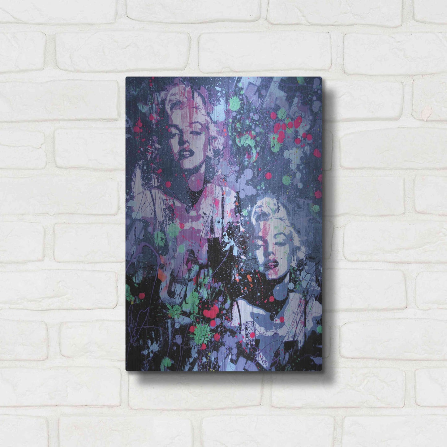 Luxe Metal Art 'Monroe Street' by David Drioton, Metal Wall Art,12x16