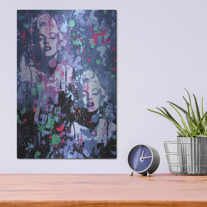 Luxe Metal Art 'Monroe Street' by David Drioton, Metal Wall Art,12x16