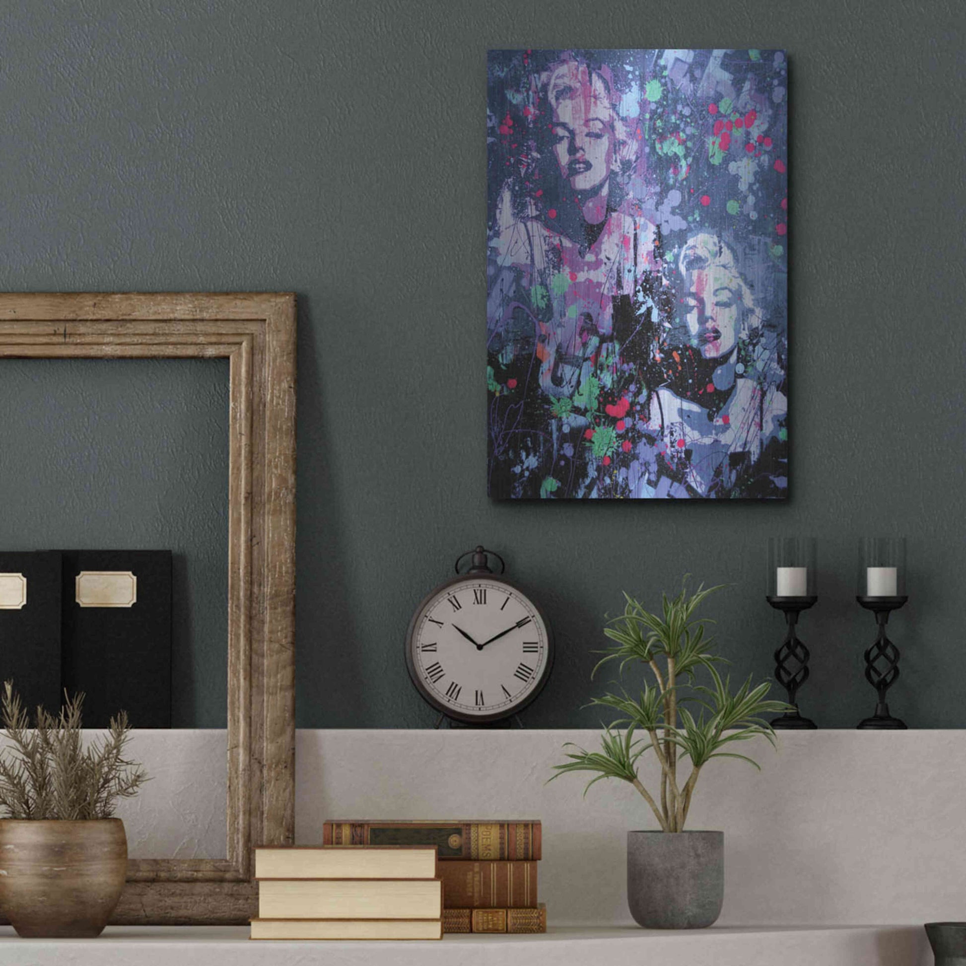 Luxe Metal Art 'Monroe Street' by David Drioton, Metal Wall Art,12x16