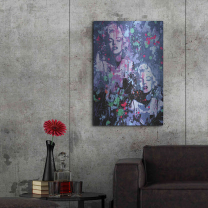 Luxe Metal Art 'Monroe Street' by David Drioton, Metal Wall Art,24x36