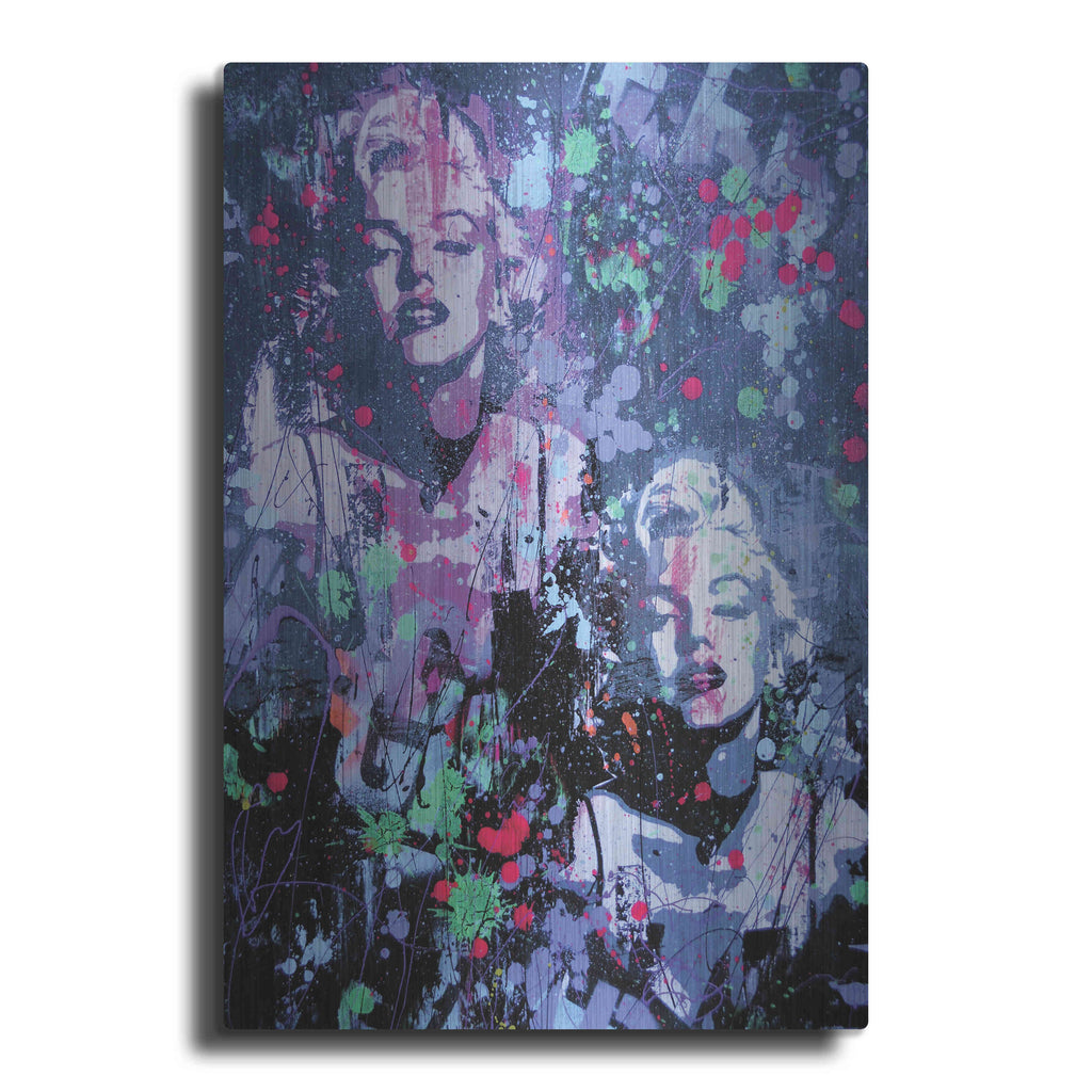Luxe Metal Art 'Monroe Street' by David Drioton, Metal Wall Art