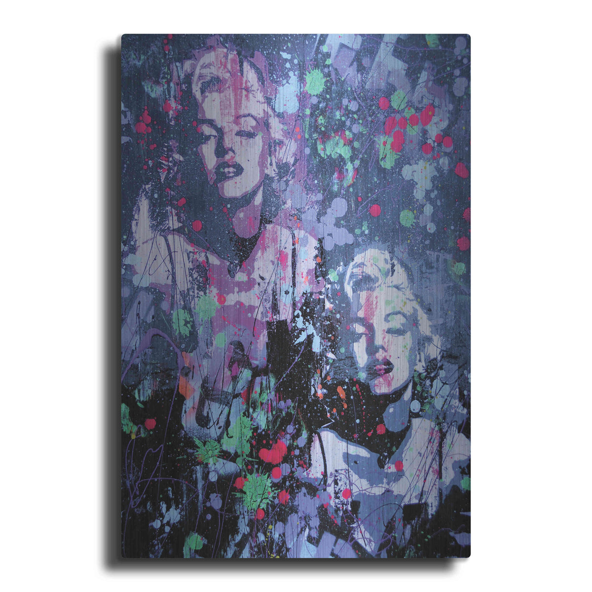 Luxe Metal Art 'Monroe Street' by David Drioton, Metal Wall Art