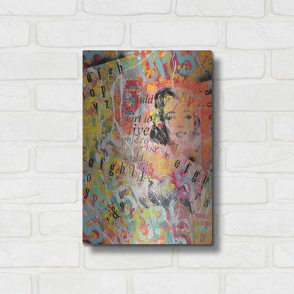 Luxe Metal Art 'Monroe Strret' by David Drioton, Metal Wall Art,12x16