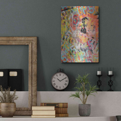 Luxe Metal Art 'Monroe Strret' by David Drioton, Metal Wall Art,12x16