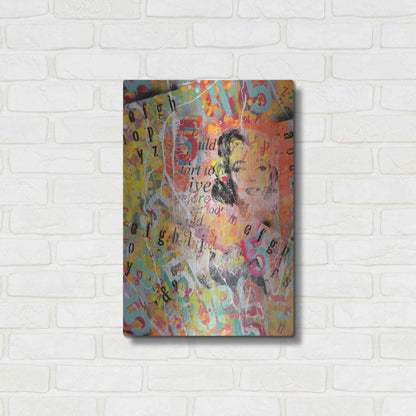 Luxe Metal Art 'Monroe Strret' by David Drioton, Metal Wall Art,16x24