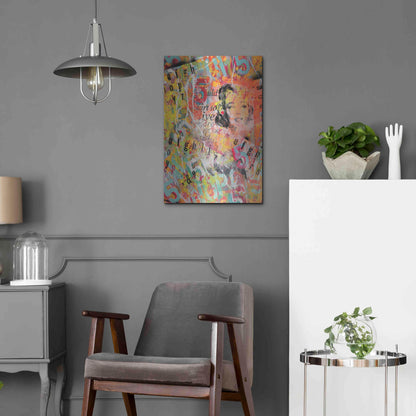Luxe Metal Art 'Monroe Strret' by David Drioton, Metal Wall Art,16x24