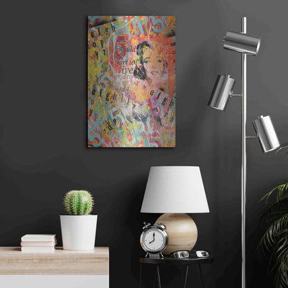 Luxe Metal Art 'Monroe Strret' by David Drioton, Metal Wall Art,16x24