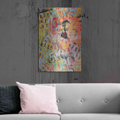 Luxe Metal Art 'Monroe Strret' by David Drioton, Metal Wall Art,24x36